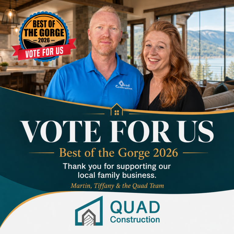 Honored to Be Nominated for Best of the Gorge: What It Means to Be Your Local Custom Home Builder